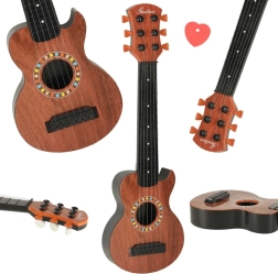 Klasikinė medinė vaikų gitara, 6 stygos, 46,5 cm
