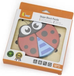Medinė mini dėlionė „Boružė“ VIGA
