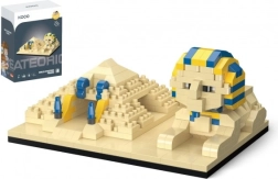 Mini konstruktorius KOCO Piramidė ir Sfinksas, 410 detalių