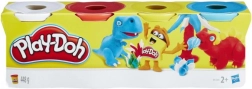 Play-Doh modelinas, 4 indelių rinkinys, 448 g – Dinozaurai