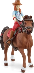 Schleich Horse Club jojimo rinkinys Hannah ir Cayenne su judančia figūrėle