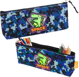 Mėlynas penalas Space Dino 20×8 cm