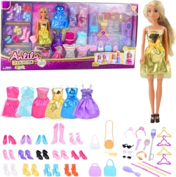 Didelis mados rinkinys Anlily lėlė Suknelės ir aksesuarai, 65 vnt.