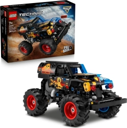 LEGO Technic Monster Jam Grave Digger Ugnis ir ledas – užvedamas „monster“ sunkvežimis (7+)