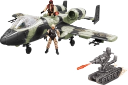 Lėktuvas su figūrėlėmis ir efektais