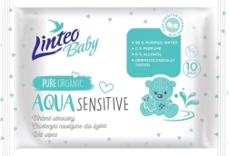 Linteo Baby Aqua Sensitive Baby Wet Wipes 10 pcs