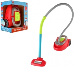 Vaikiškas baterijomis veikiantis dulkių siurblys su garsu
