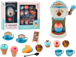Sweet Treats Coffee Shop with Ice Cream Maker, Cups, and Muffins
