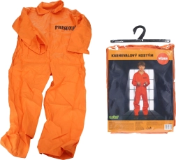 Vaikiškas karnavalinis kalinio kostiumas M (110–120 cm)