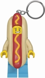 Lego Iconic šviečiantis raktų pakabukas Hot Dog
