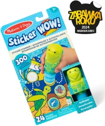 Sticker Wow – knygelė ir antspaudukas su lipdukais – jūrų vėžlys