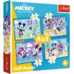 Trefl puzzle 4in1 – Cheerful Stories MICKEY MOUSE
