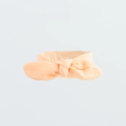 Muslino kūdikio galvos juosta New Baby Leny Peach