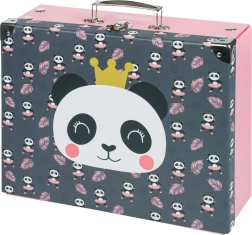 Sulankstomas mokyklinis lagaminėlis su panda Baagl