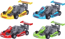 Metal pull-back go-kart 13 cm - 1 piece