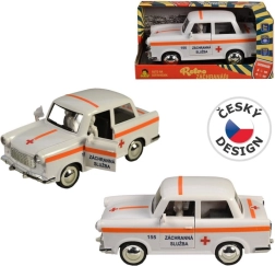 Retro greitosios pagalbos automobilis su inerciniu mechanizmu