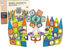 Magnetinis 3D konstruktorius – apžvalgos ratas, 155 dalių