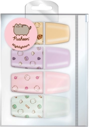 Pusheen žymekliai – mielų pastelinių žymeklių rinkinys