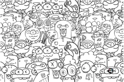 Stalo kilimėlis „Monsters“