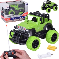 RC visureigis 1:36 žalias su LED