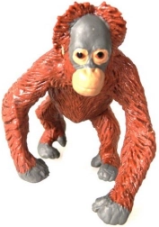Orangutan Baby Figurine 6.5 cm