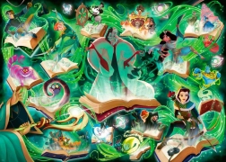 Ravensburger puzzle Disney Lorcana Glimmers of the Realm Emerald 1000 pieces