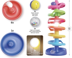 Spiralinė kamuoliukų bokštas Brightball