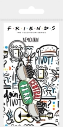 Guminis raktų pakabukas Draugai