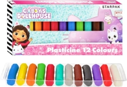 Plastilinas 12 spalvų GABBY'S DOLLHOUSE STARPAK