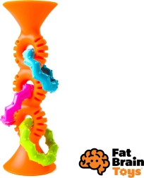 „Fat Brain“ barškutis ir kramtukas „pipSquiz Loops“, oranžinis