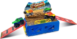 Monster truck trasa su 2 automobiliais
