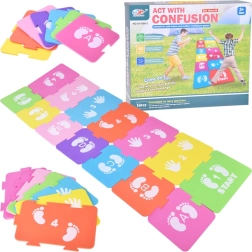 Movement game with foam puzzles – action course for kids