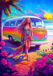 Hippie dėlionė „V srdci“ 1000 detalių