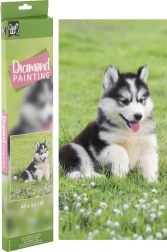Deimantinis tapymas Husky 40 × 50 cm