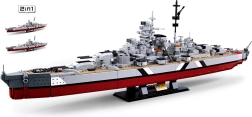 Sluban ModelBricks mūšinis laivas BISMARCK 2in1 konstruktorius 1:350