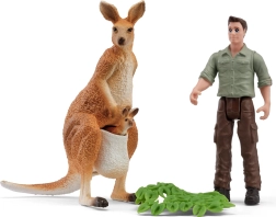 Schleich išvyka su reindžeriu pas kengūras – 1 vnt.