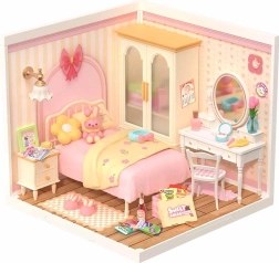 Rolife „pasidaryk pats“ namelis – miegamasis su LED apšvietimu, 105 detalių