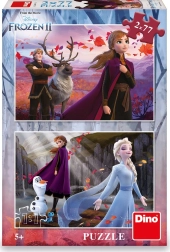 Dino dėlionė Frozen II Laukimas 2x77 detalių