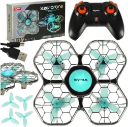 Syma X26 PRO mini dronas su propelerių apsauga ir kliūčių vengimo režimu