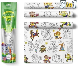 Coloring Tablecloths Pexi - Sensational Zoo