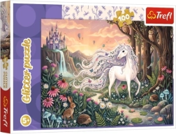 Children's puzzle Glitter Tęczowy blask unicorn 100 pieces - 1 pc