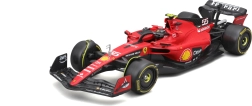 Bburago Ferrari SF23 1:24 Carlos Sainz – kolekcinis modelis apsauginiame dėkle