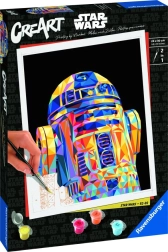 Ravensburger CreArt tapymas pagal skaičius – Star Wars: R2‑D2
