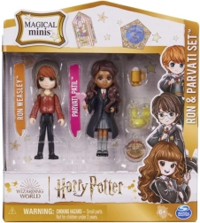 Harry Potter Magical Minis dviguba figūrėlių pakuotė Ronas ir Parvati su priedais