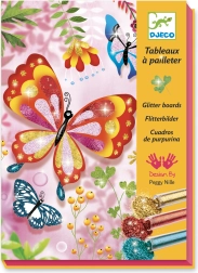 Blizgučių drugeliai su smėliu