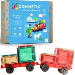 Connetix Rainbow Motion Pack magnetinės konstravimo kaladėlės 24 dalys