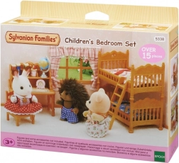 Kaimiškas vaikų kambarys su dviaukšte lova SYLVANIAN FAMILIES