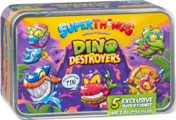 SuperThings Dino Destroyers išskirtinis rinkinys sidabrinė skardinė