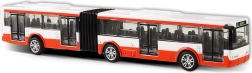 Metalinis šarnyrinis autobusas raudonas 18 cm