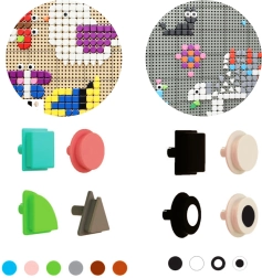 Masterkidz geometric elements for STEM board – 256 pcs
